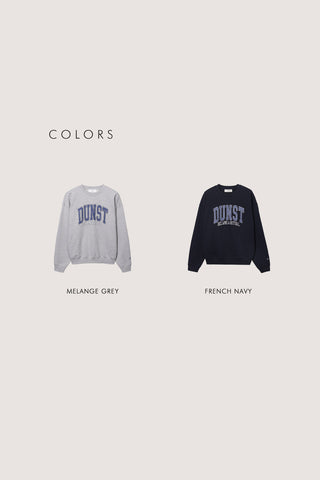 UNISEX ARCH LOGO SWEATSHIRT MELANGE GREY