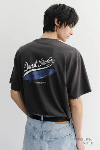 UNISEX SUMMER HOLIDAY SURF BOARD T-SHIRT CHARCOAL GREY