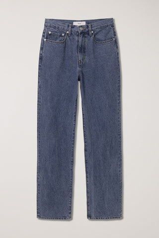ESSENTIAL STRAIGHT FULL LENGTH JEANS CLASSIC BLUE
