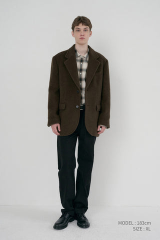 UNISEX WINTER FLANNEL CHECKED SHIRT BEIGE