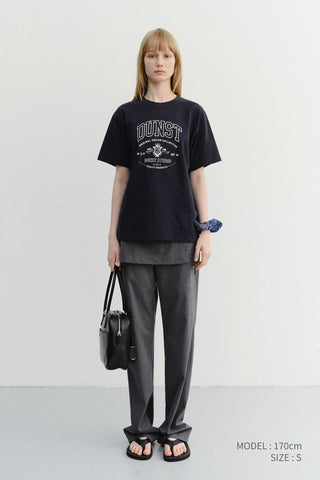 UNISEX CUPID ARCH LOGO T-SHIRT FRENCH NAVY