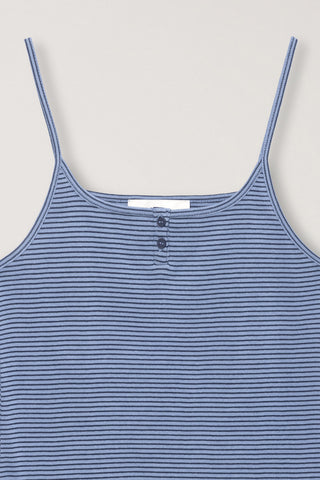 PETIT SLEEVELESS TOP BLUE STRIPE