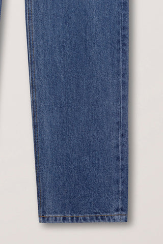ESSENTIAL STRAIGHT JEANS BRUSHED BLUE