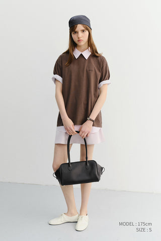 UNISEX GARMENT DYED T-SHIRT BROWN