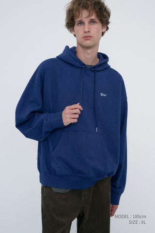 UNISEX GARMENT DYED HOODIE NAVY