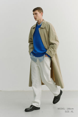 UNISEX REFINED MAC COAT KHAKI