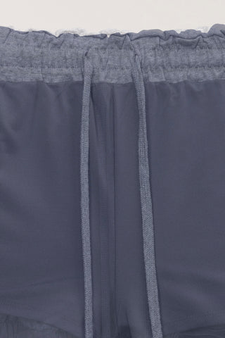MINI VOLUMED SKIRT MELANGE GREY