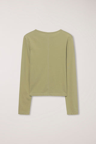 ESSENTIAL CREW-NECK T-SHIRT OLIVE