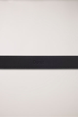 D-BUCKLE SUEDE BELT BLACK