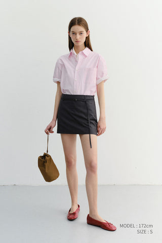 UNISEX OVERSIZED HALF SLEEVE SHIRT SOFT PINK