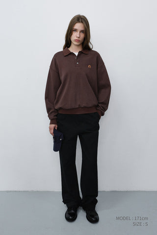 STRAIGHT CHINO SLACKS BLACK
