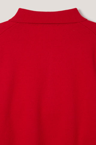 UNISEX CASHMERE COLLARED SWEATER RED