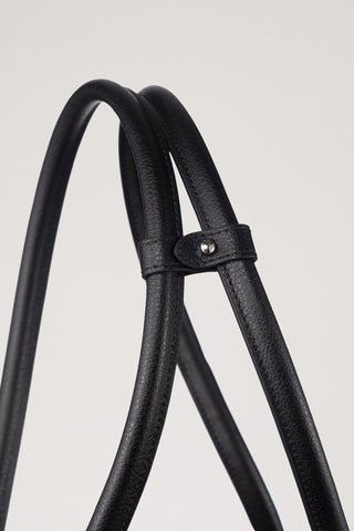 SOFT FRAME SHOULDER BAG BLACK