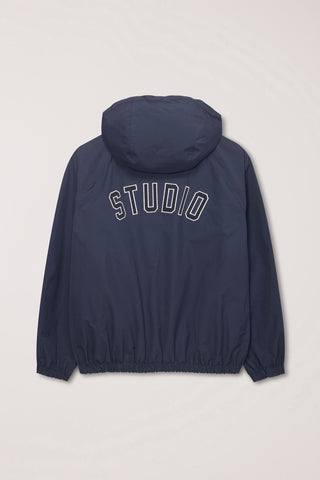 UNISEX LOGO WINDBREAKER NAVY