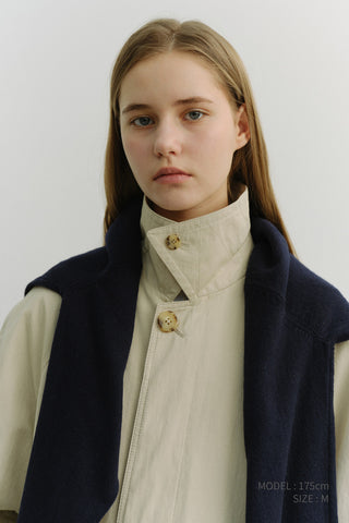 UNISEX REFINED MAC COAT BEIGE