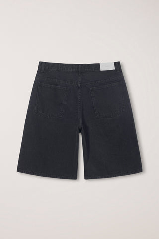 CLASSIC BAGGY DENIM SHORTS BLACK
