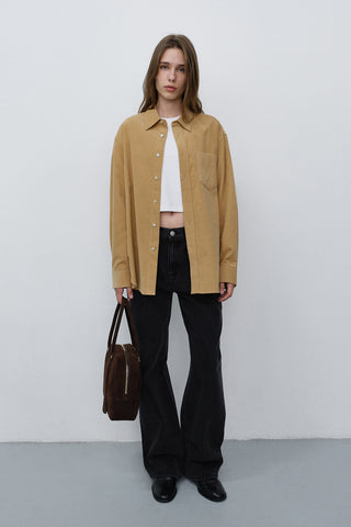 CLASSIC 28 SUEDE BAG DEEP BROWN