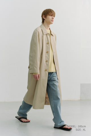 UNISEX REFINED MAC COAT BEIGE
