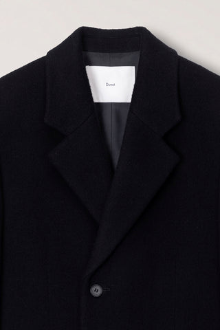 UNISEX BOXY TAILORED COAT BLACK