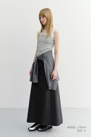 PETIT SLEEVELESS TOP MELANGE GREY
