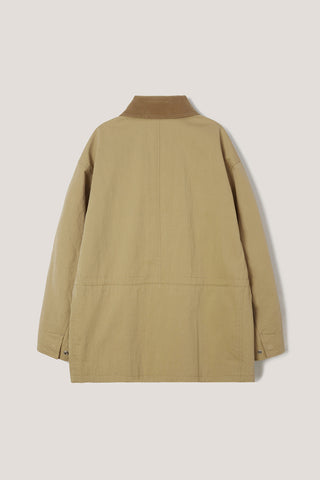 UNISEX COTTON CHORE JACKET BEIGE