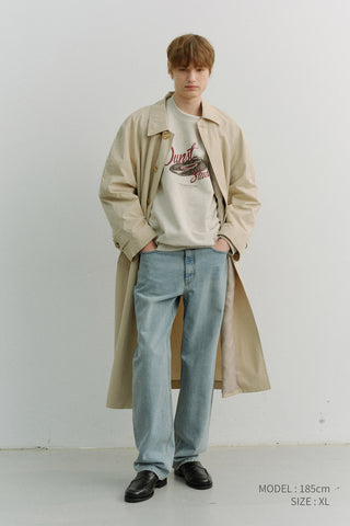 UNISEX VINYL SWEATSHIRT OATMEAL MELANGE