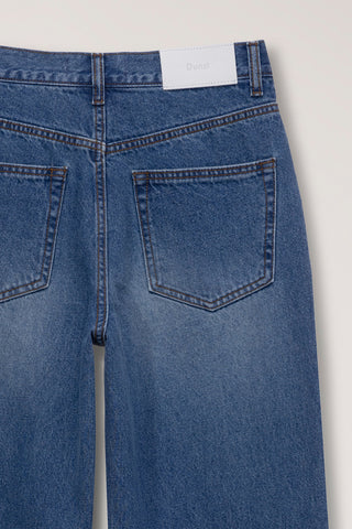 SUMMER RELAXED WIDE JEANS CLASSIC BLUE