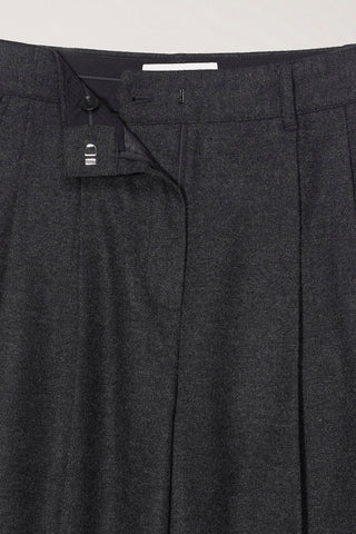WINTER FLANNEL SLACKS CHARCOAL GREY