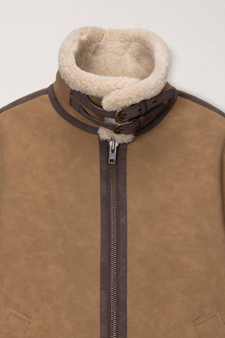 UNISEX B-3 SHEARLING JACKET CAMEL