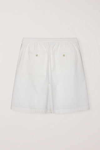 UNISEX PAJAMA BERMUDA SHORTS WHITE