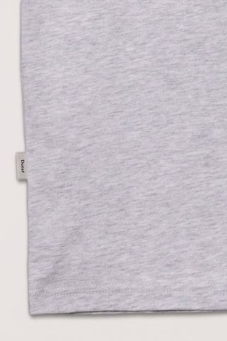 UNISEX DRAWING PUPPY T-SHIRT LIGHT MELANGE GREY