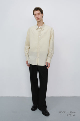 UNISEX REFINED COTTON SHIRT BUTTER