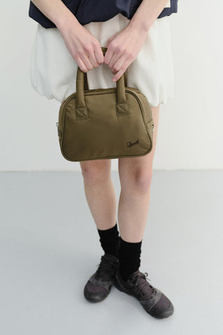 NYLON BOSTON TOTE BAG KHAKI