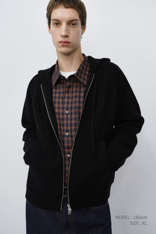 UNISEX CHECKED FLANNEL SHIRT BRICK