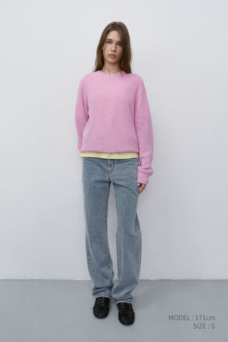 ESSENTIAL STRAIGHT FULL LENGTH JEANS LIGHT BLUE