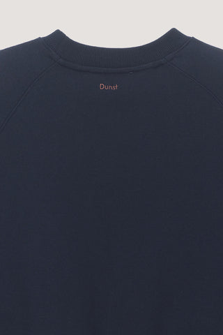 UNISEX DUNST LOGO CREASE SWEATSHIRT FRENCH NAVY
