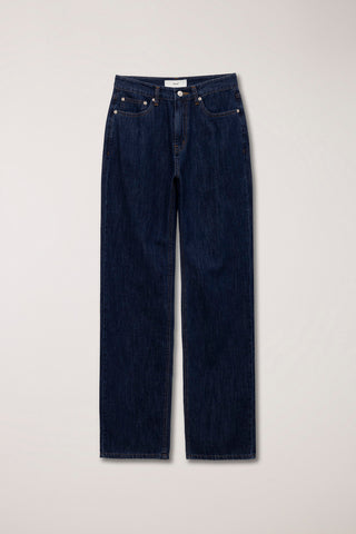 RELAXED SUMMER DENIM PANTS INDIGO BLUE