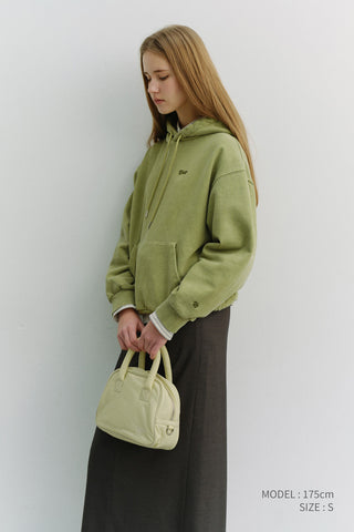 UNISEX GARMENT DYED HOODIE OLIVE GREEN