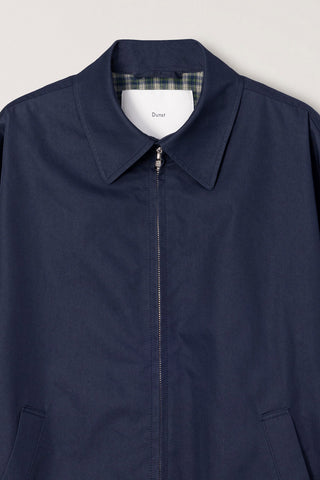 UNISEX COLLARED BLOUSON JACKET NAVY