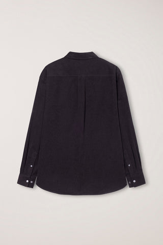 UNISEX CORDUROY SHIRT DARK BROWN