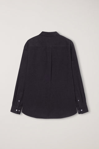 UNISEX CORDUROY SHIRT DARK BROWN