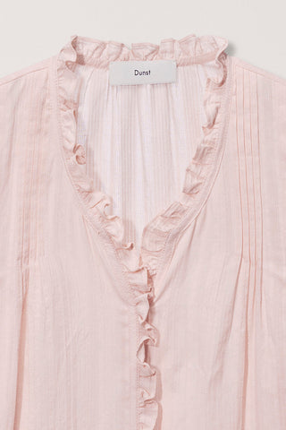 JANE FRILL BLOUSE SOFT PINK