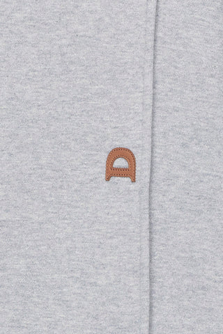 UNISEX DUNST LOGO CREASE SWEATSHIRT MELANGE GREY