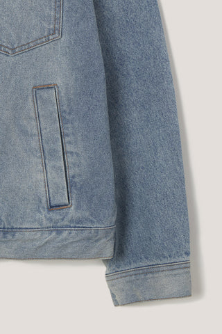 UNISEX DENIM TRUCKER JACKET LIGHT BLUE