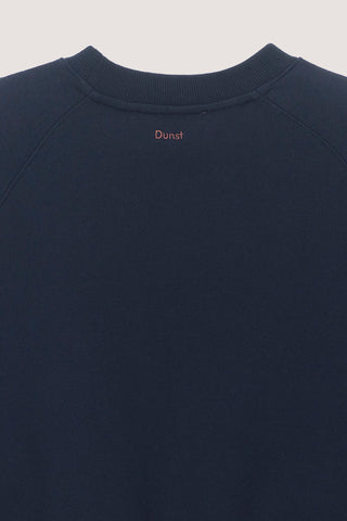 UNISEX DUNST LOGO CREASE SWEATSHIRT FRENCH NAVY