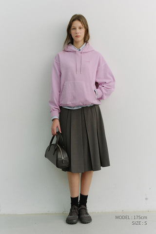 UNISEX GARMENT DYED HOODIE LAVENDER PINK