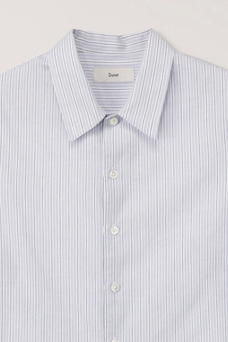 UNISEX HOLIDAY STRIPED SHIRT SOFT BLUE STRIPE