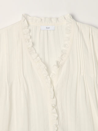 JANE FRILL BLOUSE WHITE