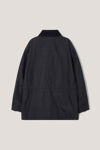 UNISEX COTTON CHORE JACKET INDIGO NAVY