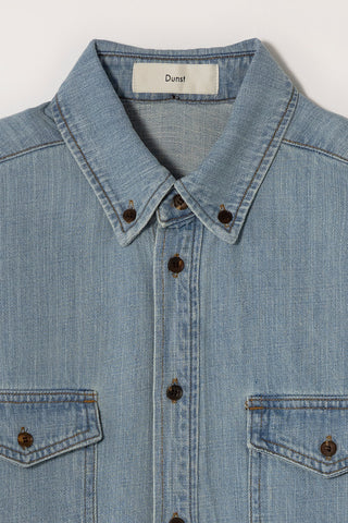 UNISEX CLASSIC DENIM SHIRT LIGHT BLUE